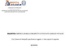 Imposta di bollo: per i vitalizi dei consiglieri regionali è prevista l'esenzione