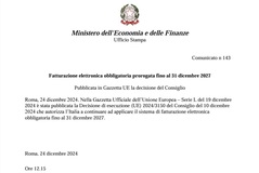 Fattura elettronica: proroga al 2027