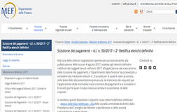 Split payment IVA: nuovo aggiornamento elenchi Mef 2017