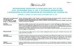 Esenzione Canone RAI 2016: fac simile modulo di domanda AdE