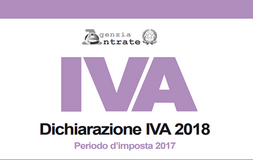 Ufficiale: dichiarazione Iva 2018, modello e istruzioni