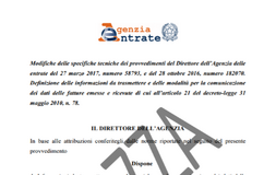 Spesometro semplificato e proroga “al buio”. Ecco la bozza del provvedimento AdE