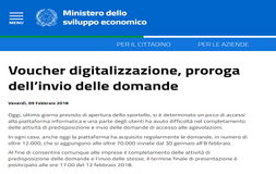 Ufficiale: proroga bonus digitalizzazione al 12 febbraio