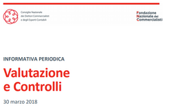 Valutazione e Controlli: quarto numero informativa periodica FNC e CNDCEC