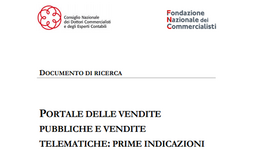 Portale delle vendite pubbliche e telematiche: dai commercialisti le prime indicazioni