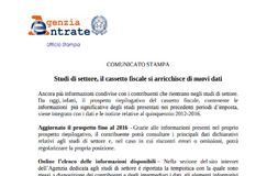 Studi di settore 2018: novità cassetto fiscale