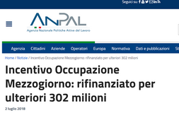 Bonus Sud 2018 rifinanziato, nuovo invio per le domande respinte