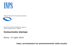 Pensioni scuola 2018: 4.600 domande momentaneamente respinte