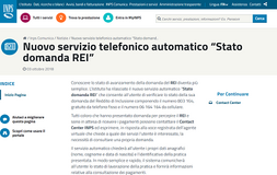 Domanda reddito di inclusione (REI): verifica stato di avanzamento tramite i servizi INPS