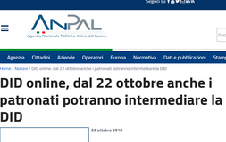 Domanda di disoccupazione, rilascio DID anche dai patronati