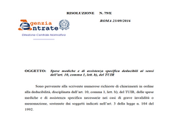 Legge 104: certificazione handicap e deducibilità spese mediche