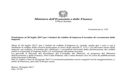 Proroga ufficiale per i versamenti delle imposte da dichiarazione dei redditi 2017