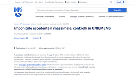 Rimborso dei contributi INPS oltre il massimale