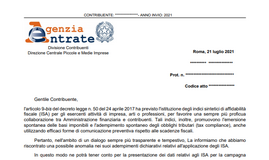 Dati ISA, gli avvisi sulle anomalie: errori dei contribuenti o dell'Agenzia delle Entrate? 