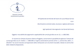 Pagamento stipendi in contanti: una singola sanzione per ogni mensilità non tracciabile