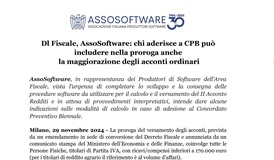 Proroga acconti anche per chi aderisce al concordato preventivo