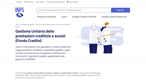 Il fondo per la Gestione Unitaria delle prestazioni creditizie e sociali