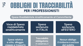 Tracciabilità per le spese di professionisti e autonomi