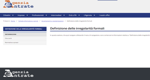 Violazioni formali: nuove regole dal 2023