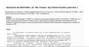 La definizione di un accertamento parziale automatizzato