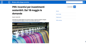 Incentivi per risparmio energetico, tecnologie 4.0 ed economia circolare: domande dal 18 maggio 