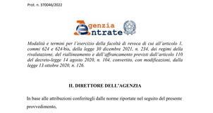 Rivalutazione e riallineamento, dichiarazione integrativa per la revoca entro il 28 novembre 