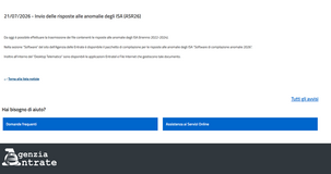 Anomalie ISA, al via le risposte alle lettere del Fisco