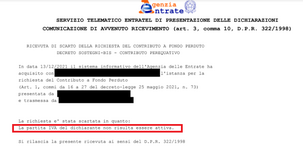 Fondo perduto perequativo bloccato per le partite IVA chiuse senza alcuna distinzione sulla data