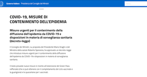 Green Pass rafforzato e quarantena per i vaccinati: cosa cambia col nuovo Decreto