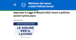 Pensioni, Reddito di Cittadinanza e non solo: le novità sul lavoro nella Legge di Bilancio 2022