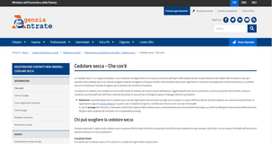 La cedolare secca sugli affitti