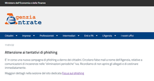 Comunicazioni IVA, nuovi tentativi di truffa tramite email: a scrivere non è l'Agenzia delle Entrate