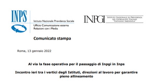 Giornalisti dipendenti, primo incontro per il passaggio dall'INPGI all'INPS