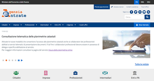 Planimetrie catastali, consultazione online anche per collaboratori di professionisti abilitati