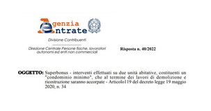 Superbonus 110, condominio poi unica abitazione: per le scadenze conta la situazione a inizio lavori