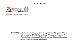 Spesometro 2017: chiarimenti dell'Agenzia delle Entrate