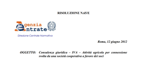 Cooperative agricole: le attività connesse alla vendita non rilevano ai fini IVA