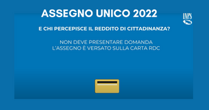 Assegno unico senza domanda per i beneficiari del reddito di cittadinanza 