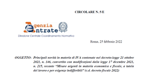 IVA beni anti Covid, i chiarimenti delle Entrate sulle novità del Decreto fiscale 2022