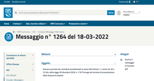 Esonero contributi INPS: proroga per la domanda di riesame al 4 aprile 2022