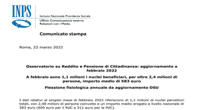 Reddito di cittadinanza: importo medio di 609 euro ma diminuiscono i beneficiari. I dati INPS