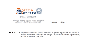 Sconto ai dipendenti: qual è la corretta tassazione da applicare?
