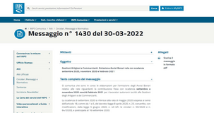 Artigiani e Commercianti: avvisi bonari INPS in arrivo