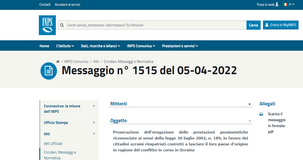 Pensioni INPS, pagamento agli ucraini rimpatriati anche se tornati in Italia