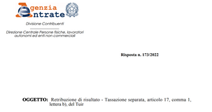 Premio di risultato, tassazione separata esclusa se non c'è ritardo nel pagamento