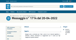 Assegno unico 2022, anche con la NASPI maggiorazione per i genitori lavoratori. Novità dall'INPS