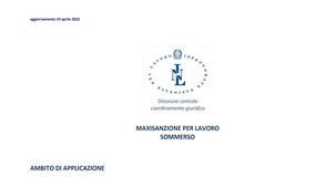 Prestazione occasionale: maxisanzione lavoro nero senza comunicazione INPS