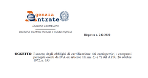Fattura elettronica, esonero da memorizzazione e trasmissione per i compensi del gioco d'azzardo