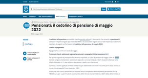 Cedolino pensione INPS maggio 2022: l'importo tra aumento della detrazione e trattenute 