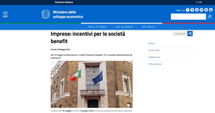 Società benefit, domanda dal 19 maggio per ottenere gli incentivi MISE 